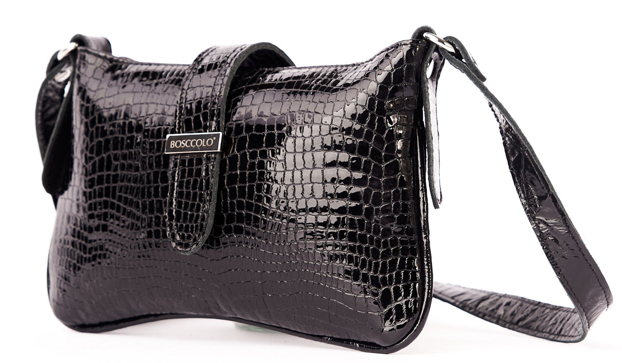 Bosccolo Bag In Black Croco
