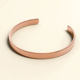 Bullion Gold Avenue Classic Cuff Bangle Rose Gold - 6mm