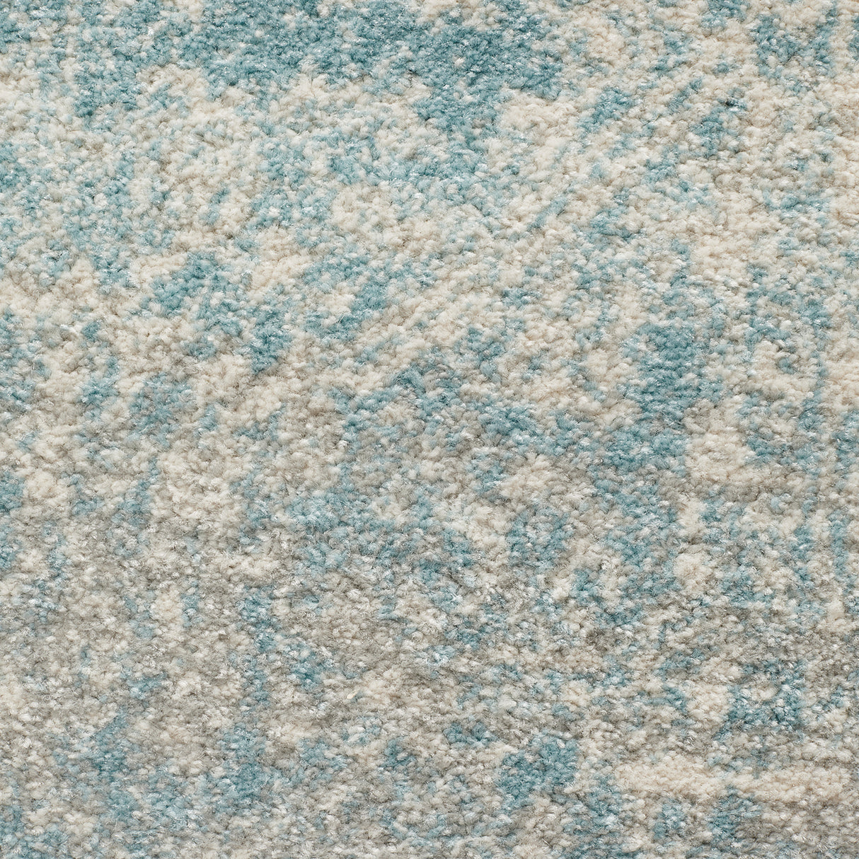 Evoke 253 White Blue Runner Rug