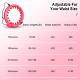 TODO Smart Hula Loop Hula Hoop Waist Slim Exercise Abdominal Massager Body Fitness