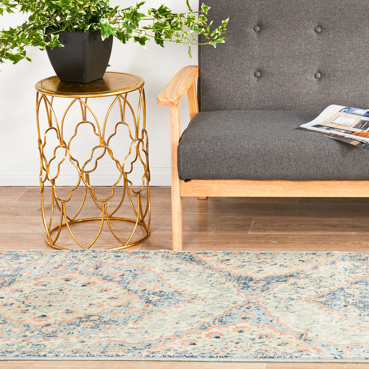 Odyssey 150 Navy Runner Rug