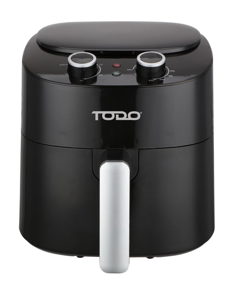TODO 4.2L Air Fryer 1300W Convection Oven Fan Forced Multi Function Cooker Analog �� Black