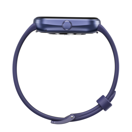 Bluetooth Smart Watch 1.96" TFT Touch Screen Temperature Heart Rate Blood Pressure BT 5.0 - Blue