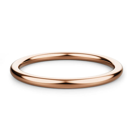 Bullion Gold Rheda Classic Tubular Ring in Rose Gold
