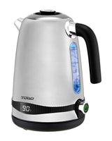 TODO 1.7L Stainless Steel Cordless Kettle Keep Warm Electric Led Water Jug - Silver