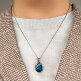 Ocean Blue Seena Necklace