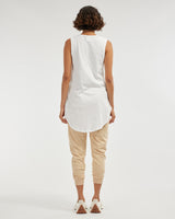 Amelius Claudia Longline Tank - White