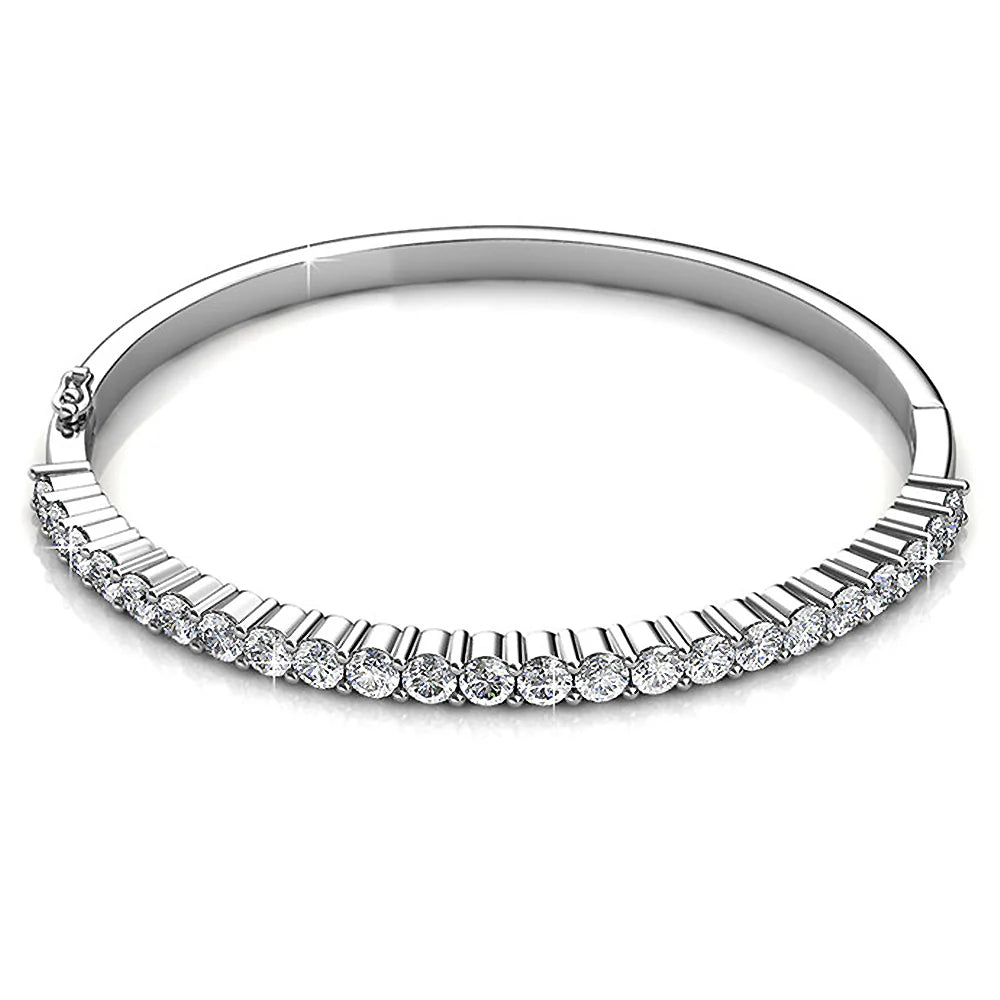 Krystal Couture Grandeur Bangle Embellished with SWAROVSKI Crystals