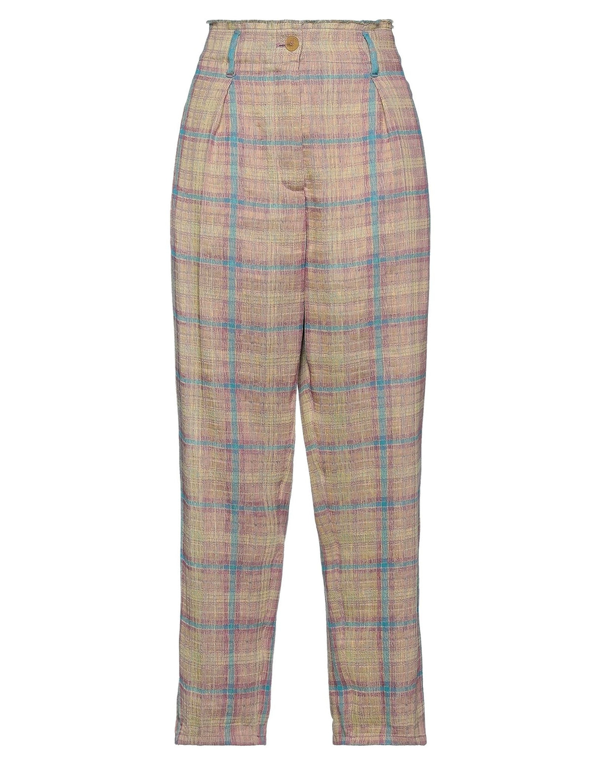 Forte_Forte Womens Pants - Pastel yellow