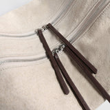 Linen Pillow Shoulder Bag - Taupe