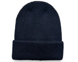 Cherry Red Cuff Beanie - Black