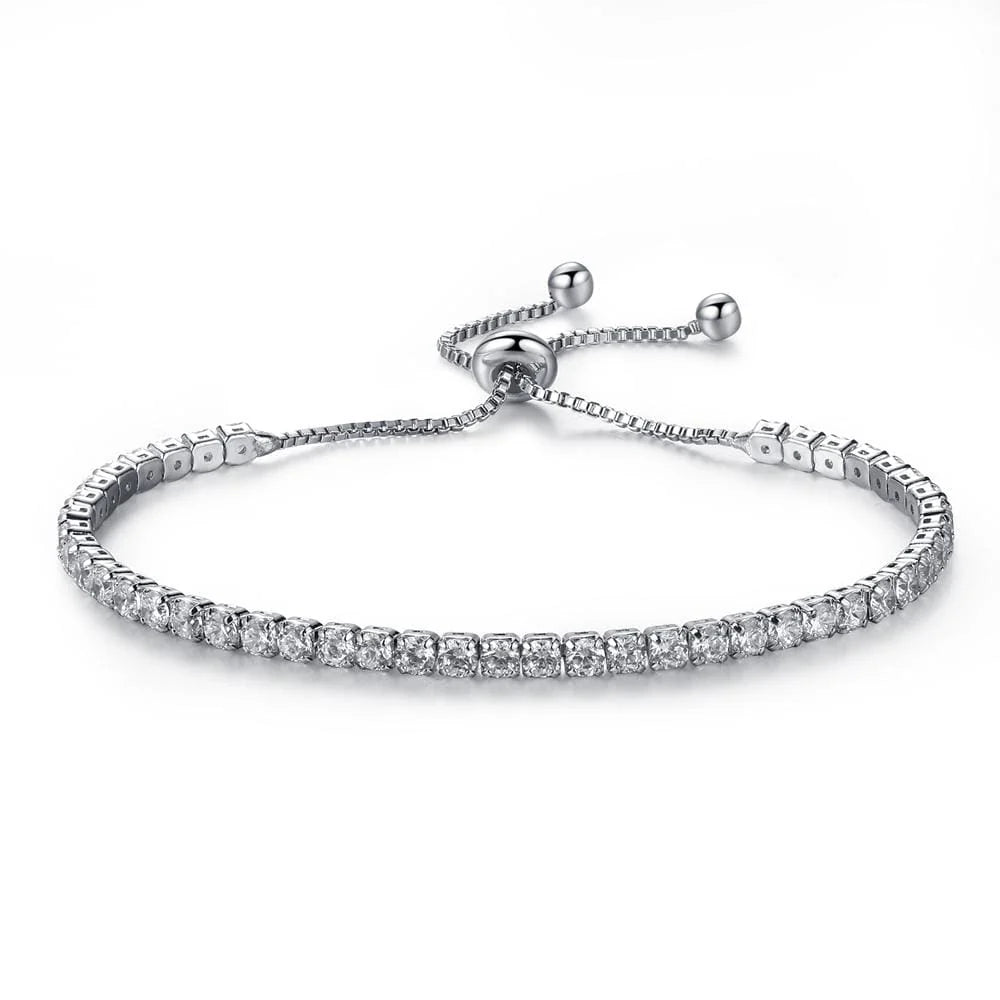 Krystal Couture Micah Tennis Bracelet Embellished with SWAROVSKI Crystals