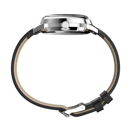 Timex Marlin Snoopy 75Th Black Leather