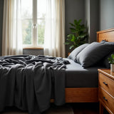 Royal Comfort Bamboo Cooling 2000TC Sheet Set- Charcoal
