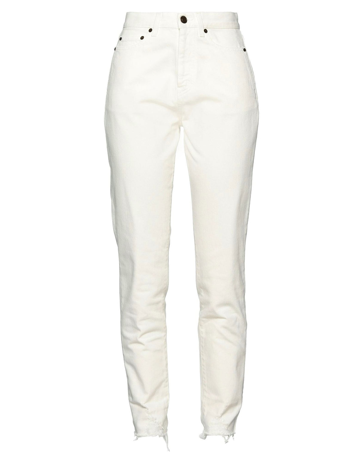 Saint Laurent Womens Jeans - White