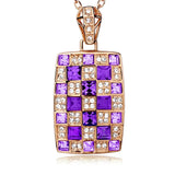 Krystal Couture Rainbow Queen Necklace Spring Embellished with SWAROVSKI Crystals