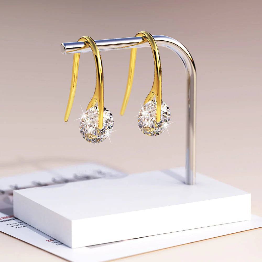 Krystal Couture Crystal Earrings Embellished with Swarovski Crystals
