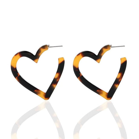 Obsession Classic Leopard Print Statement Earrings
