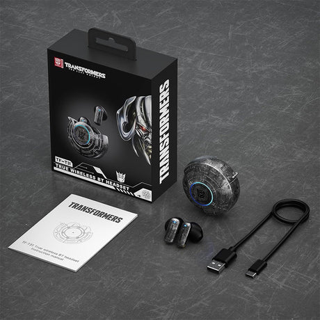Transformers Wireless Earbud Earphones Bluetooth V5.4 Spacial Surround Sound TF-T31 - Black
