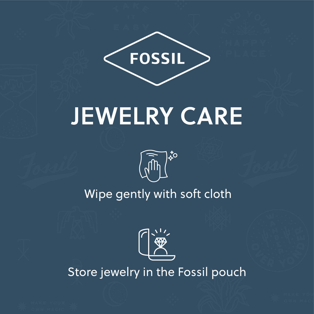 Fossil Charming Rose Gold Charm