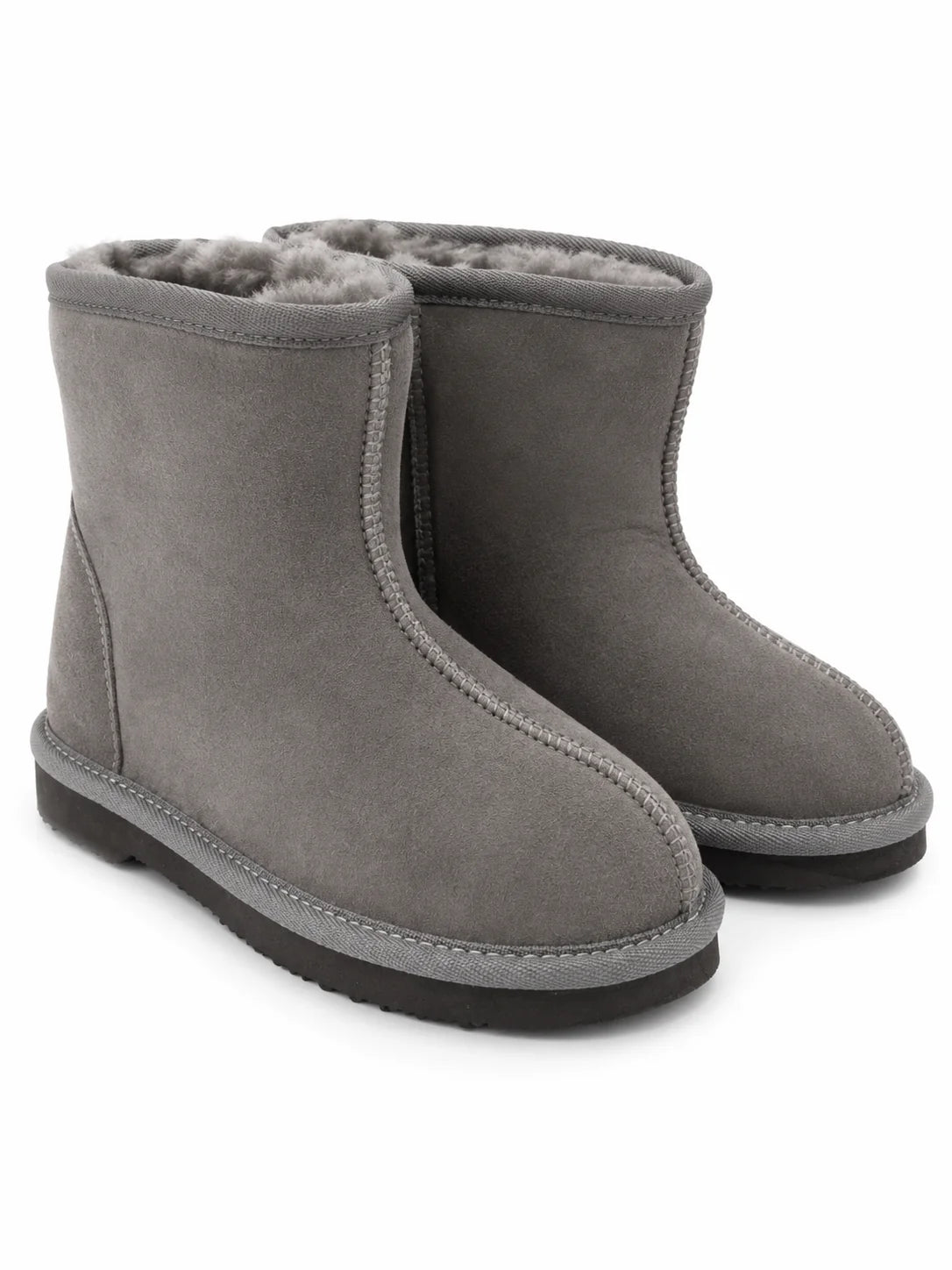 Australian Leather Ugg Ultra Mini Twin Face Grey - AU3-4