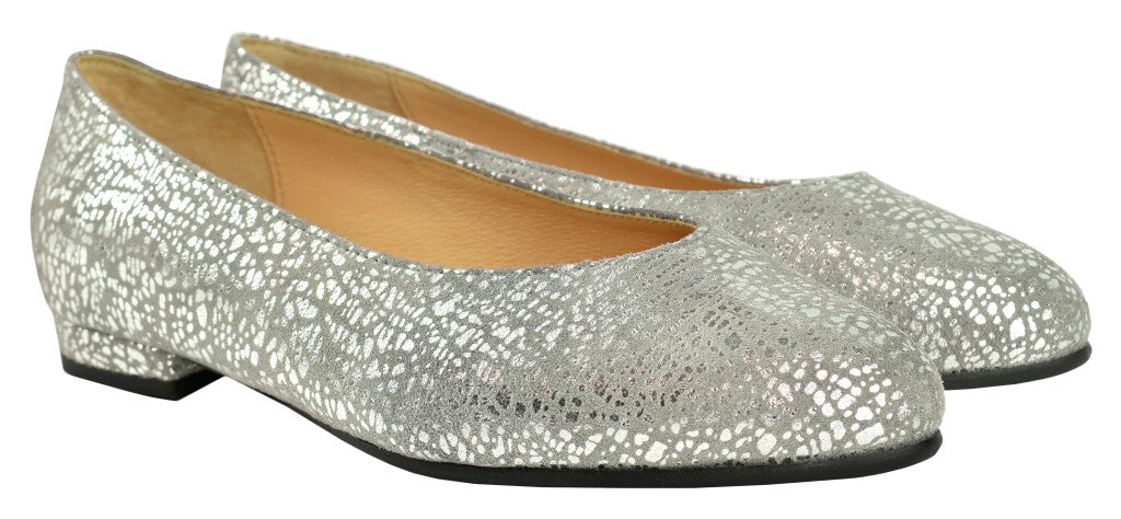 Bosccolo Womens Ballerina - Silver