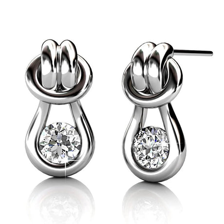 Boxed 2 Pairs Indulge Earrings Set Embellished with SWAROVSKI® crystals