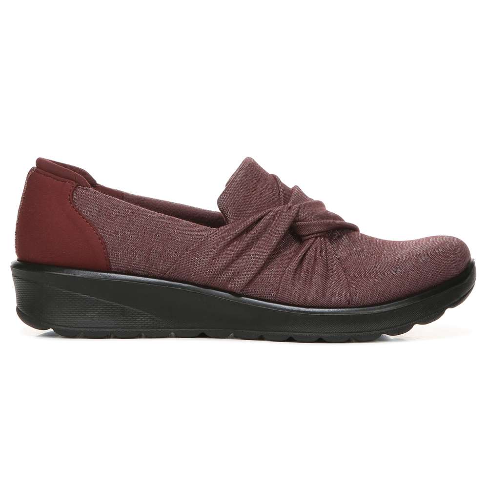 Bzees Glimmer Slip-On - Windsor Red Shimmer