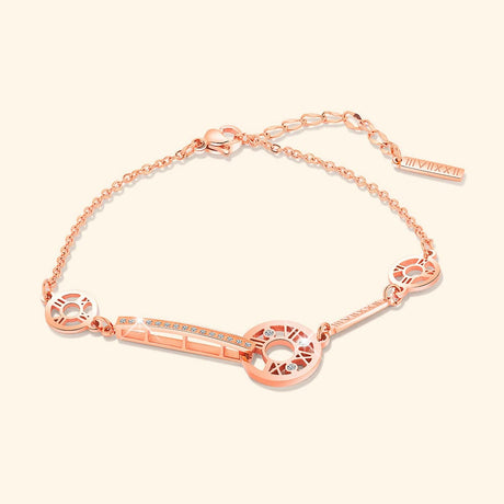 Bullion Gold Eunice Bracelet in Rose Gold