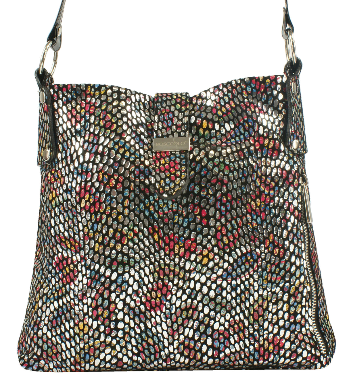 Bosccolo Postman Bag In Scales Multicolor