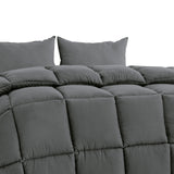 Royal Comfort Ultra-Warm 800GSM Charcoal Quilt