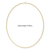 Bullion Gold Chloe Chain Link Necklace in Gold