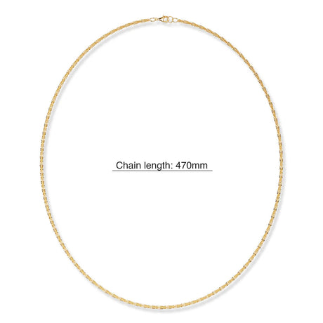 Bullion Gold Chloe Chain Link Necklace in Gold