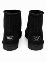 Australian Leather Ugg Ultra Mini Twin Face - Black - AU11-12