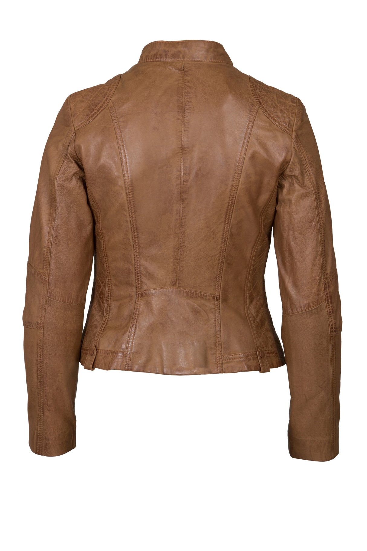 Womens Tan Leather Jacket