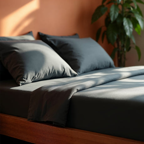 Royal Comfort Blended Bamboo Sheet Set Charcoal