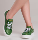 Bosccolo Womens Sneakers - Green/White