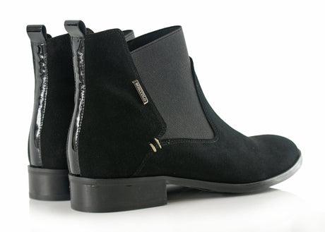 Bosccolo Womens Ankle Boots - Black Suede