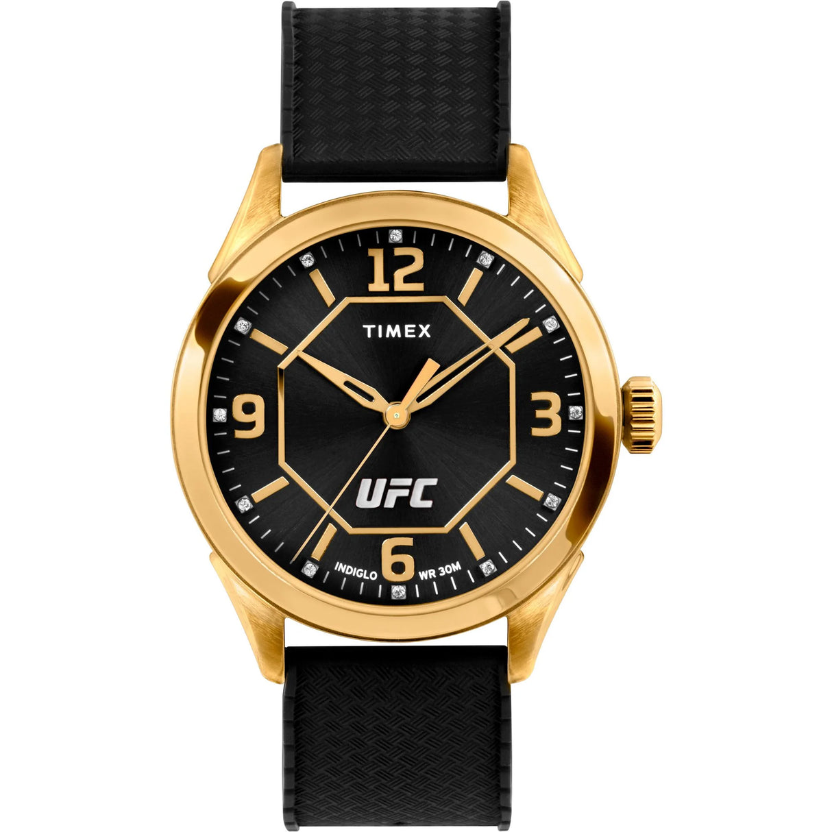 Timex UFC Athena Gold Black Silicone