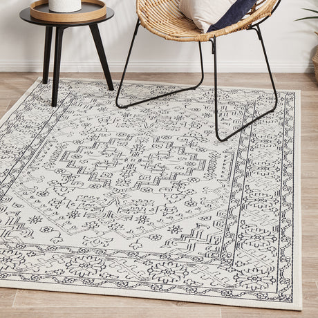 Seaside 5555 White Rug