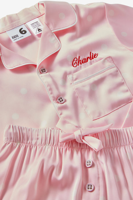 Cotton On Kids Lullaluxe Long Sleeve Pj Set - Tea Party Pink/Aria Spot