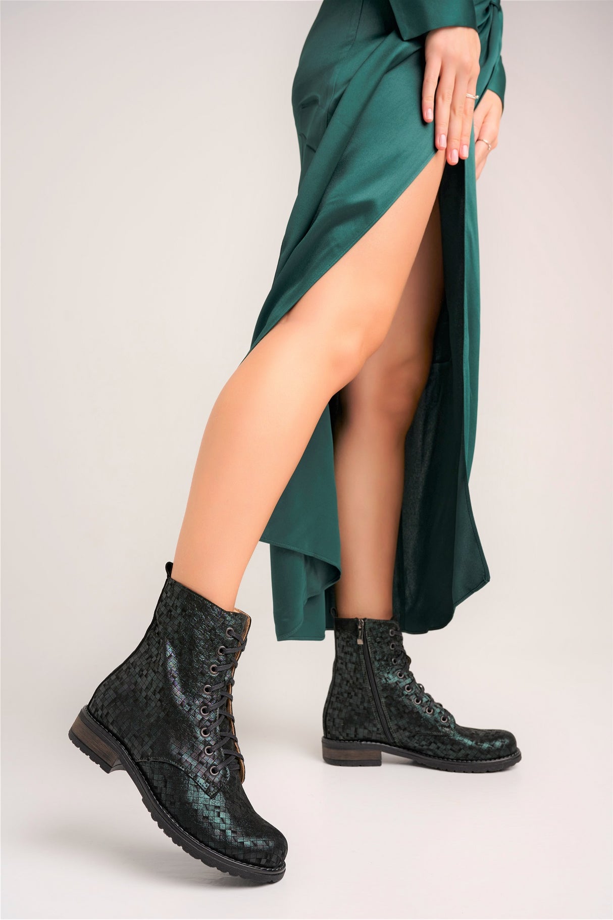 Bosccolo Womens Boots - Green