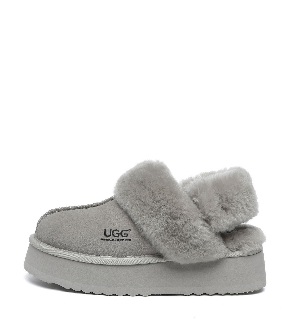 Australian Shepherd UGG Musa platform - Goat Grey