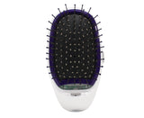 TODO Ionic Styling Hair Brush Health Smooth Silky Hair Stainless Steel Bristle Comb Purple