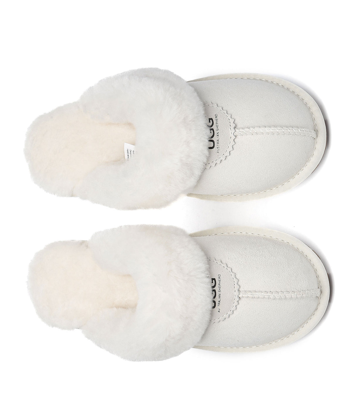 Australian Shepherd UGG Waffle Slipper - Off White