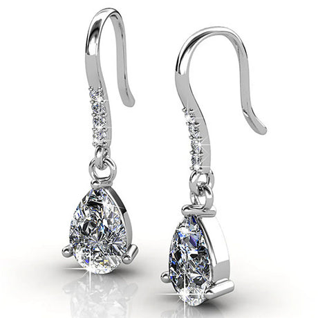 Krystal Couture Pretty Pea Earrings Embellished with SWAROVSKI Crystals