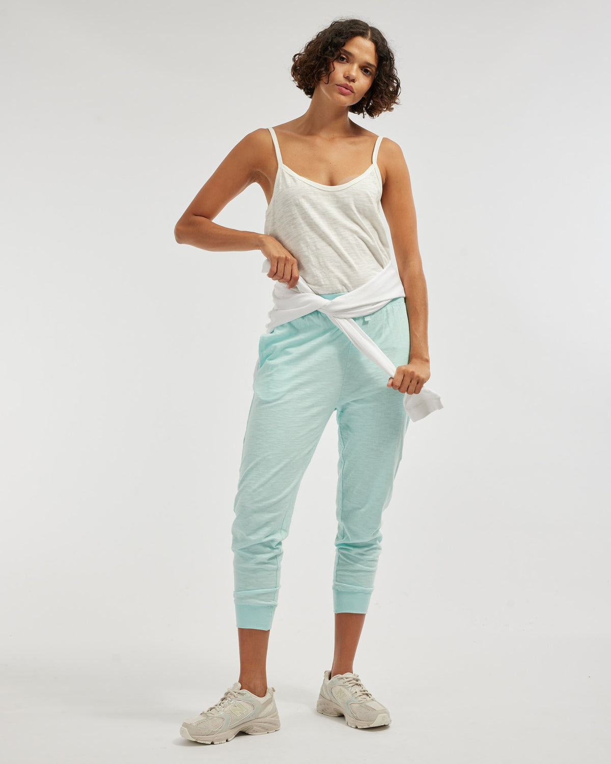 Amelius Kieran Cropped Jogger - Sky Blue