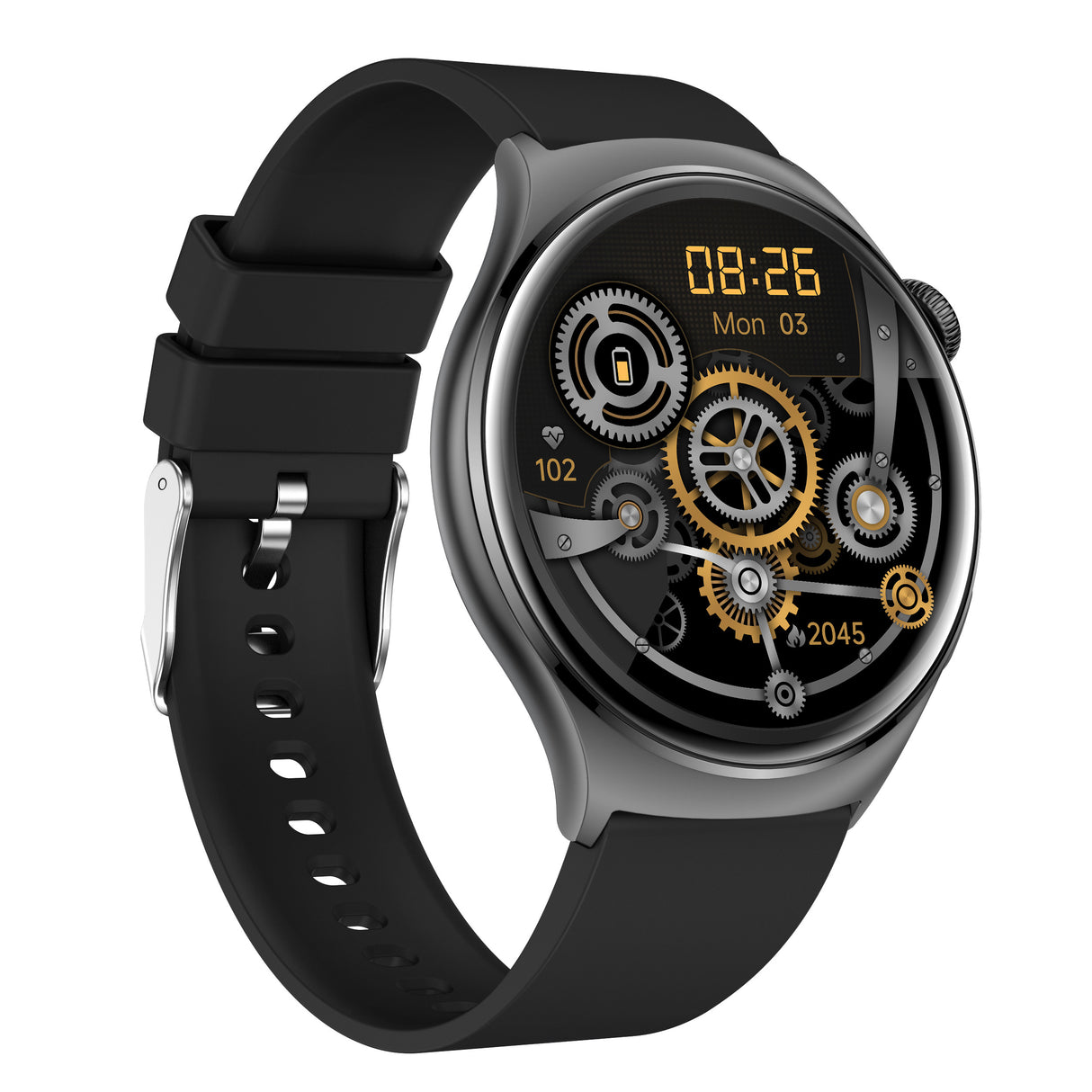 FitSmart Fusion 37mm Smartwatch AMOLED Display GPS Bluetooth