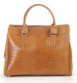 Bosccolo Tote - Croco Camel