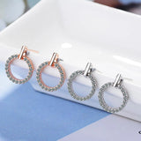 Lucky White Zirconia Earrings